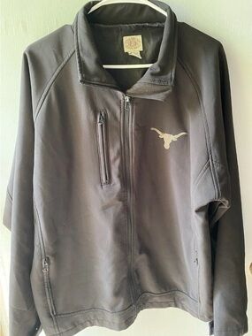 Vintage University of Texas Longhorns Black Full-Zip Jacket